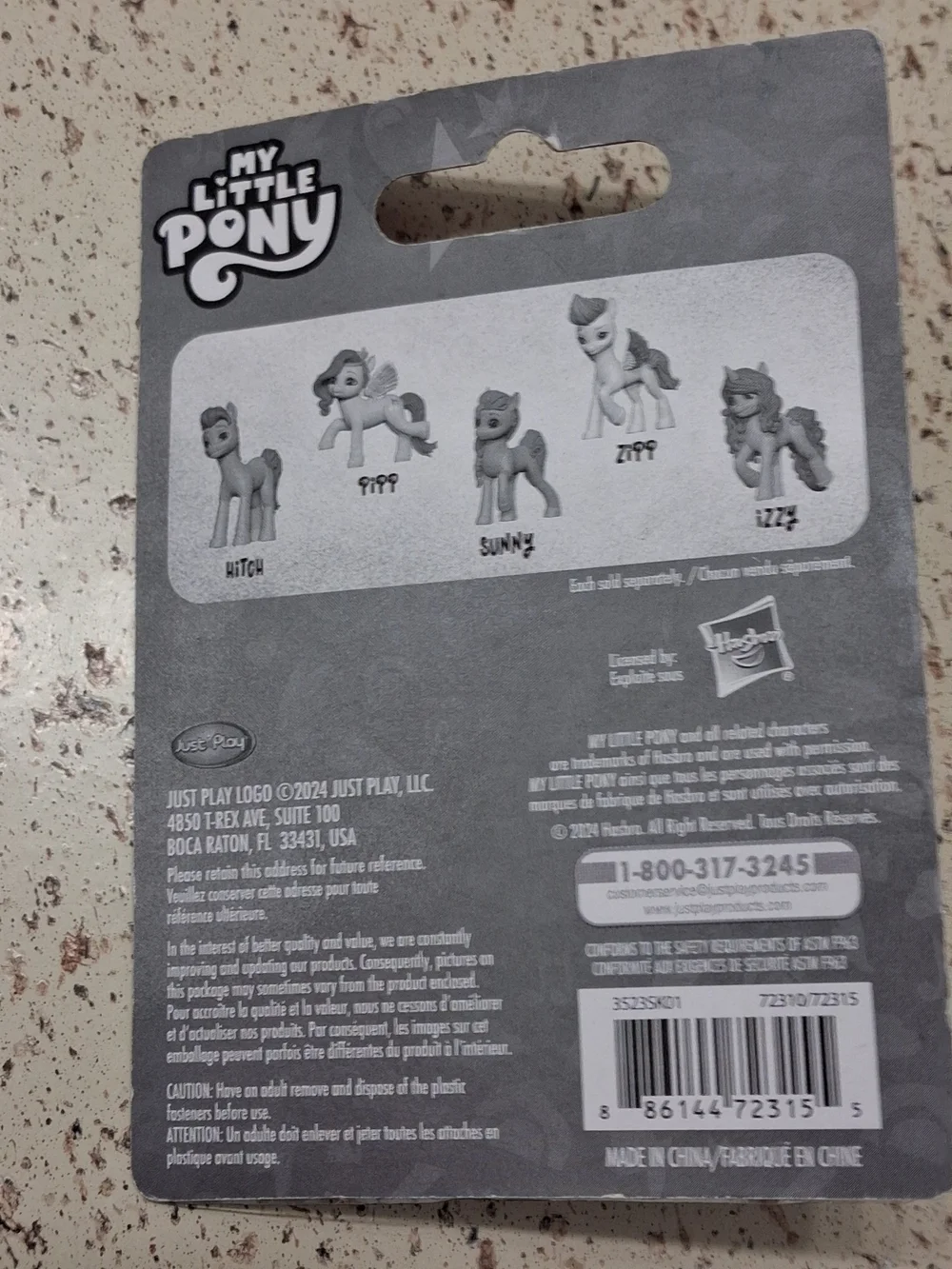 My Little Pony Orange Pony Figure with Purple Mane - Kids Toy